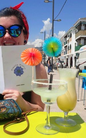 pina colada at Nigella Bistro in Benalmadena