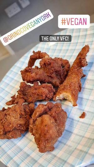 York's only original VFC! 🤤 at Orinoco Vegan York in York