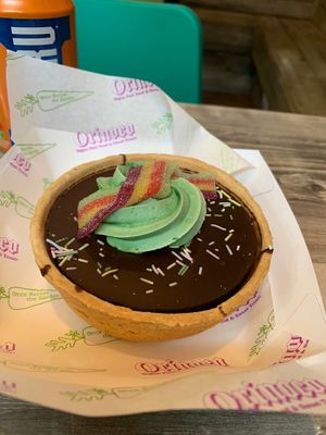Mint choc chip ganache at Orinoco Vegan York in York