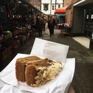 Victoria Espresso cake! Vegan :)  at Orinoco Vegan York in York