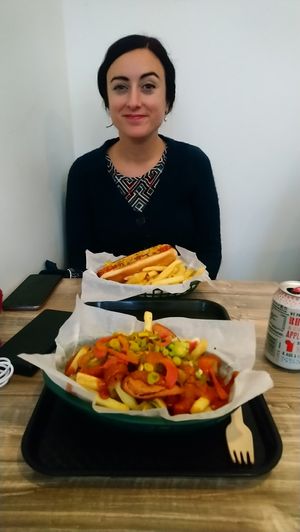 Sausages at Orinoco Vegan York in York