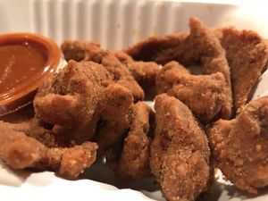 Fried chikn  at Orinoco Vegan York in York