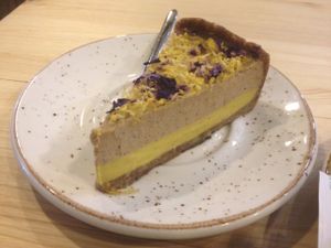 Cake of the day at Loving Hut  in Moscow