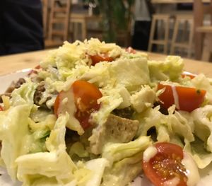 Caesar salad  at Loving Hut  in Moscow