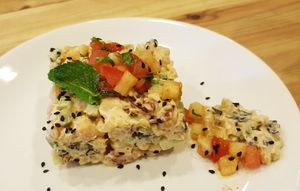 Vegan Olivier - Веганский оливье (не очень похож на вкус) at Loving Hut  in Moscow