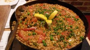 Vegetable Paella at Ambiente Tapas in Leeds