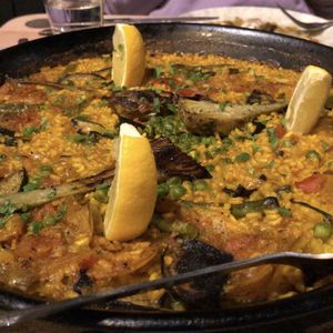 Paella  at Ambiente Tapas in Leeds