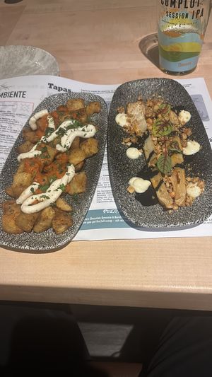 Raices de perejil confitadas pretty amazing too.  at Ambiente Tapas in Leeds