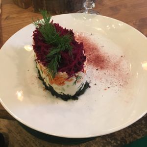 ";The sea under a fur coat";  at RA Family in St Petersburg