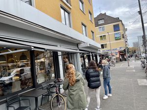 outside at Die Mehlwerkstatt in Cologne