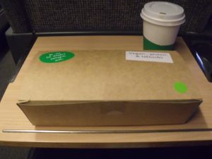 Vegan breakfast (Stockholm to Malmö) at SJ - Swedish Railways in Stockholm