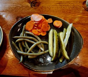 Pickled veg at Pfriem Family Brewers in Hood River