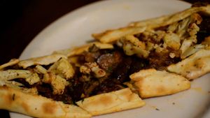 pide at Cafe Turko in Seattle