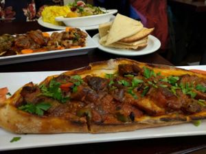 Vegan Pide at Cafe Turko in Seattle