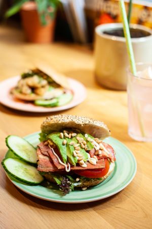 Vegan 🥯  at Bagels & Beans in Enschede