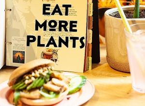 Eat more plants  at Bagels & Beans in Enschede