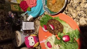 Barely soup. at PhilaDing - Food Stand in Wrightstown