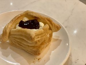 Blueberry danish!! at Green Bar in Makati