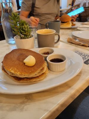 Chia pancakes at Green Bar in Makati