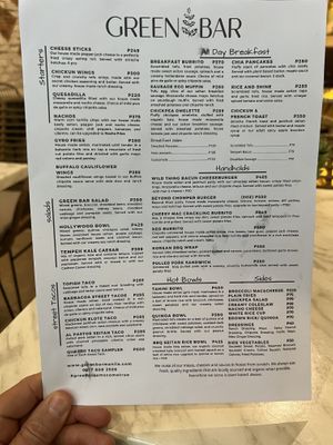   at Green Bar in Makati