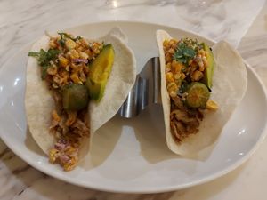Chicken tacos at Green Bar in Makati