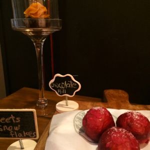 donuts and cupcakes with unique flavors!  at Green Bar in Makati