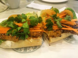 tofu banh mi at Green Bar in Makati