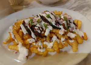 Gyro fries at Green Bar in Makati