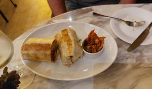 Korean BBQ wrap at Green Bar in Makati