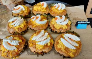 Green Bar must try bibingkas! Kindly call them directly for orders +63917 808 2506 🙂 at Green Bar in Makati