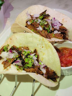 Seitan tacos at Green Bar in Makati