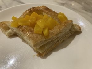 Mango danish pastry  at Green Bar in Makati