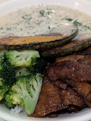 Seitan bowl at Green Bar in Makati