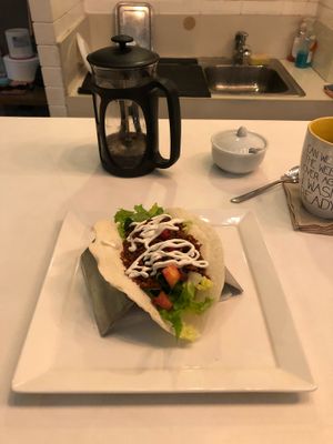 Longganisa soft taco at Green Bar in Makati