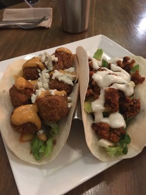 Taco appetisers at Green Bar in Makati