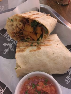 Mac and cheese burrito at Green Bar in Makati