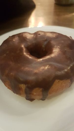 Chocolate Orange glazed doughnut at Green Bar in Makati