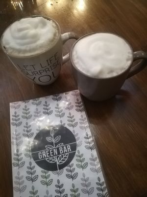 Chaffee late vanilla almond milk at Green Bar in Makati