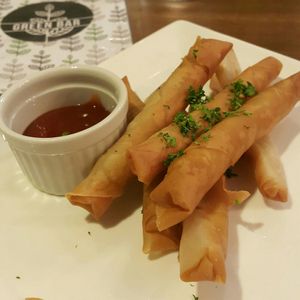 Cheese sticks (delicious tofu 🧀) at Green Bar in Makati