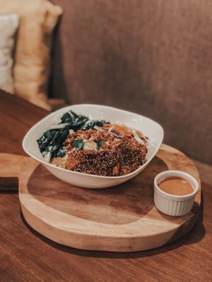 Quinoa bowl at Green Bar in Makati