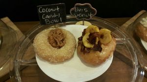 Candy bowl and Elvis donut🍩🍩🍩 at Green Bar in Makati