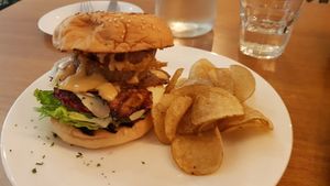 Wild Thing Bacun Cheesburger at Green Bar in Makati
