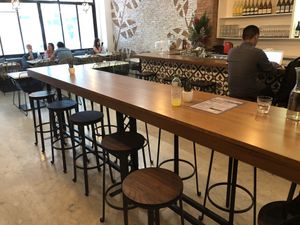 tall table at Green Bar in Makati