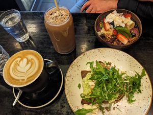 Breakfast at Seedling Cafe - Flinders in Melbourne