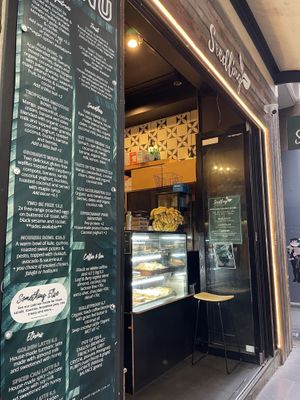 Outsidee  at Seedling Cafe - Flinders in Melbourne