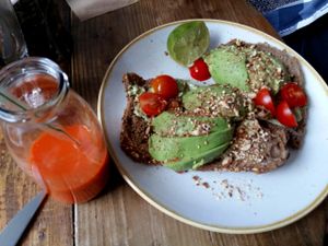 A vegan sandwich. at By Lima in Haarlem