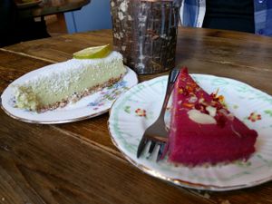 Raw vegan cake. at By Lima in Haarlem