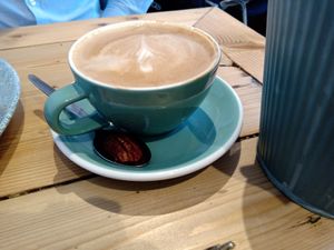 Flat white at By Lima in Haarlem