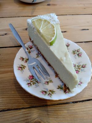 Slice of lime pie at By Lima in Haarlem