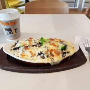Vegies baked rice at Grove - Waterway Point in Northeast Singapore
